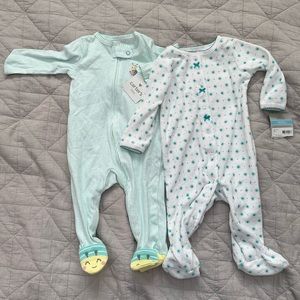 Carters footie pajama bundle (2)